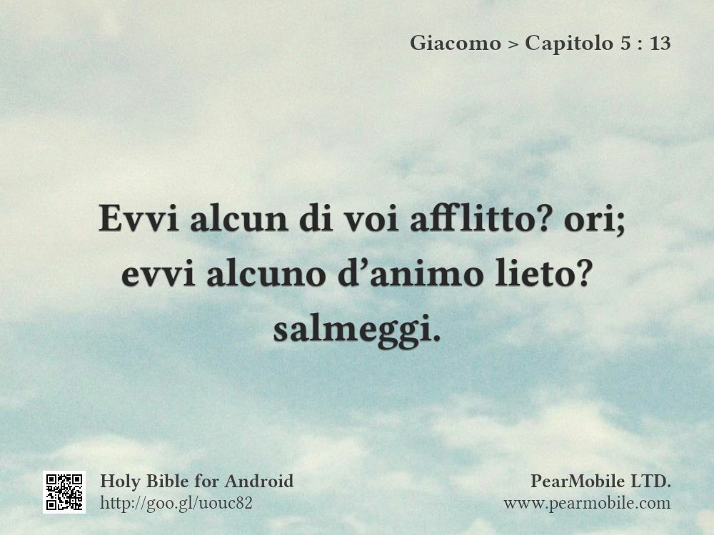 Giacomo, Capitolo 5:13